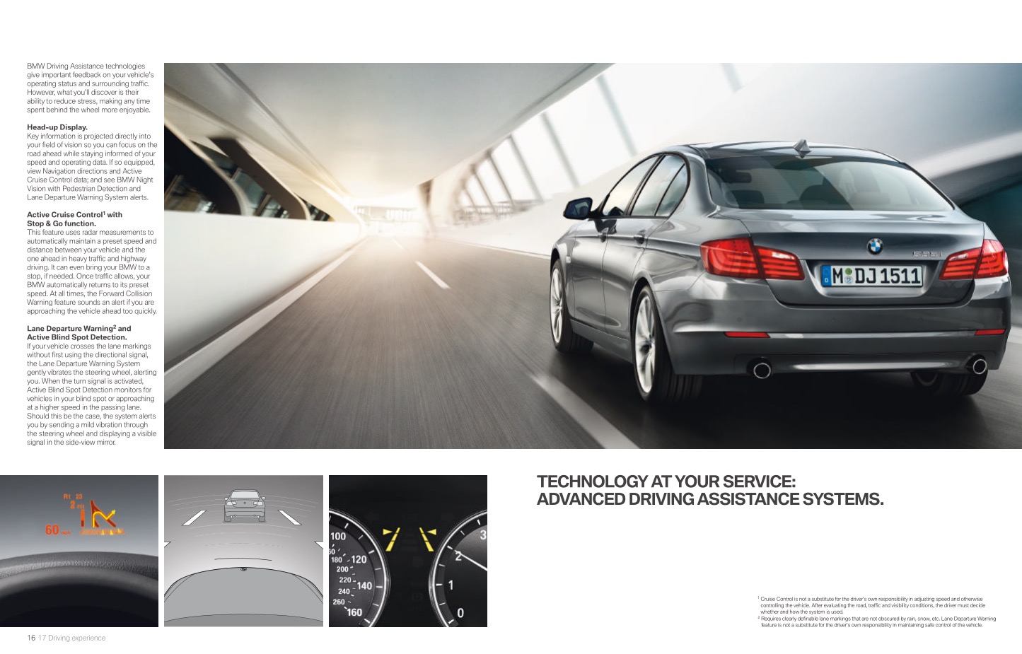2011 BMW 5-Series Brochure Page 33